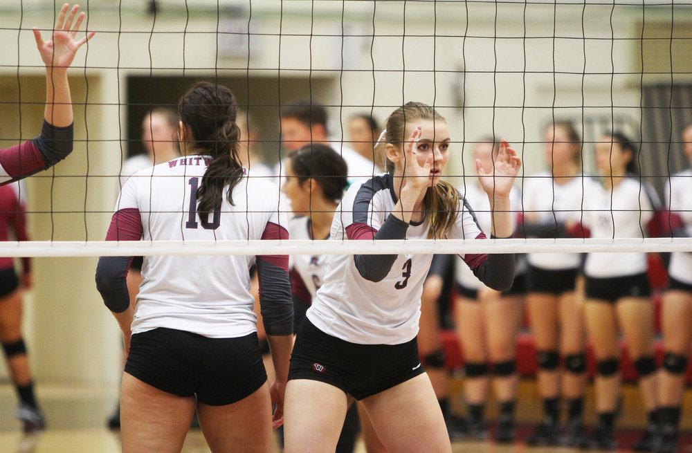 Volleyball team wins two hard-fought matches