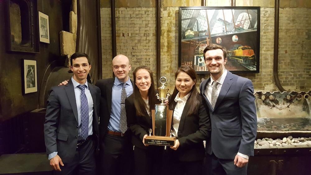 Whitworth wins the Chartered Financial Analysis competition