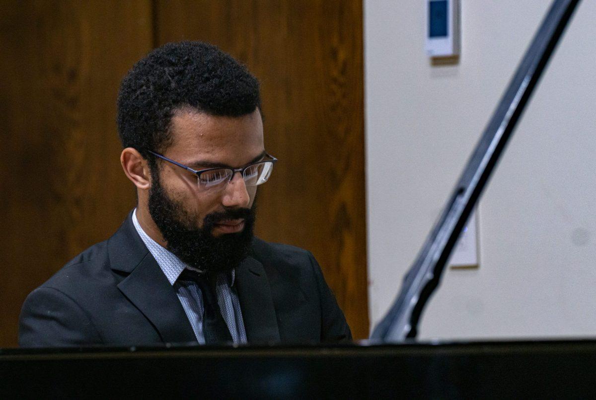 Students preforming Compositions from black composers in the Cowel's recital hall, at Whitworth University in Spokane, Wash., Sunday, Nov. 12, 2022 | Photo by Juan Rodriguez, The Whitworthian