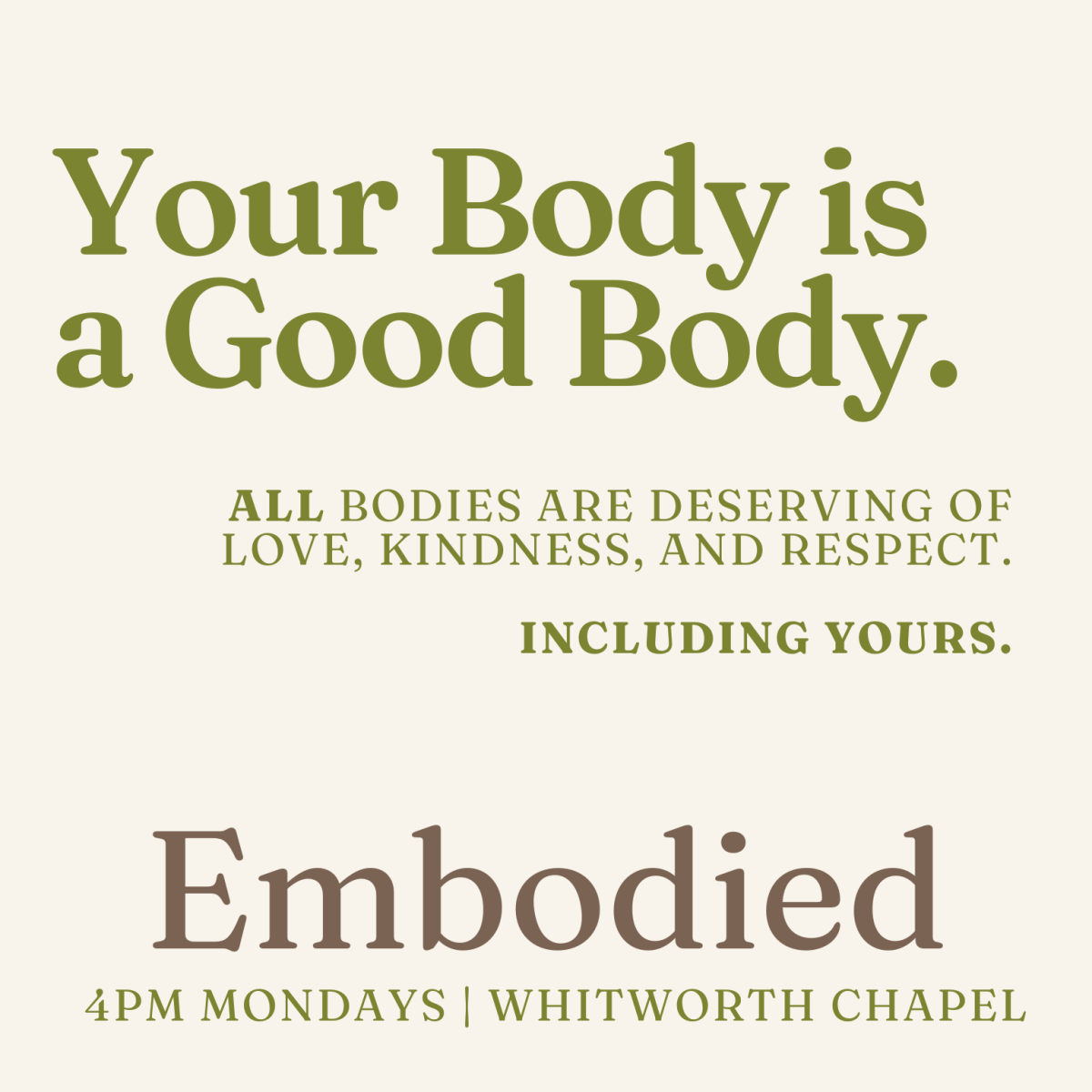 Embodied: Reversing unhealthy narratives about body image