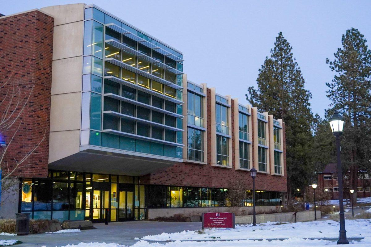 Robinson Science Hall, Thursday, Nov. 17th 2022, in Spokane, Wash. | Caleb Flegel/The Whitworthian