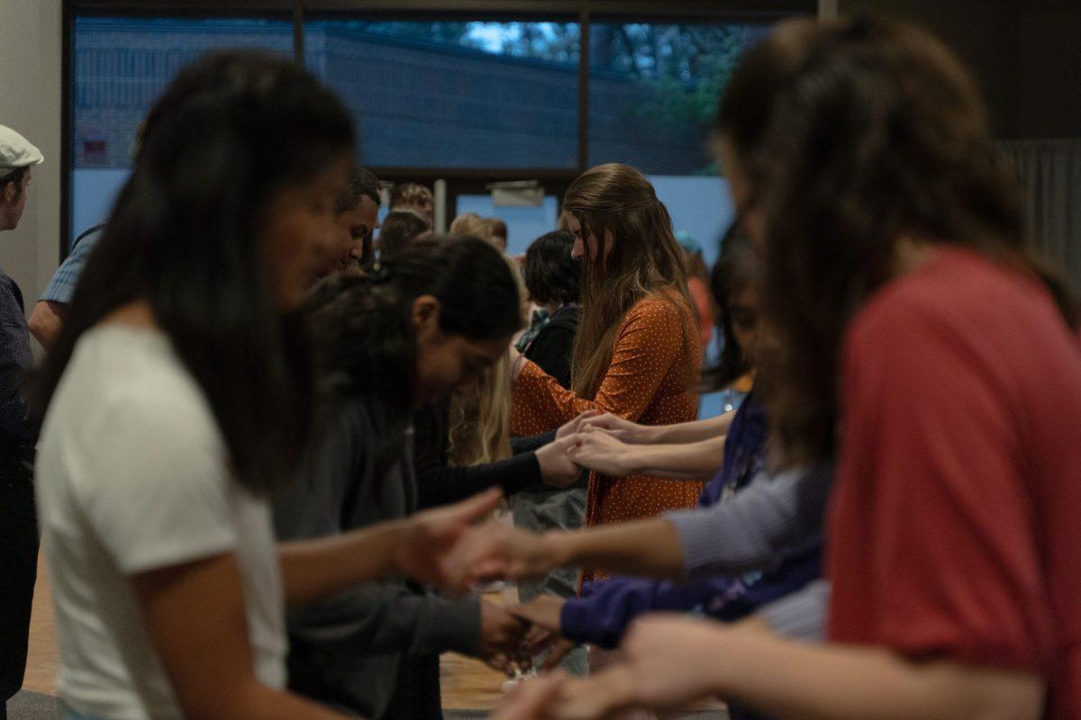 Students dance at the Get Back Into the Swing of Things dance hosted by the Whitworth Swing Dance Club at Whitworth University, Sep. 22, 2023, in Spokane, Wash. | Caleb Flegel/The Whitworthain