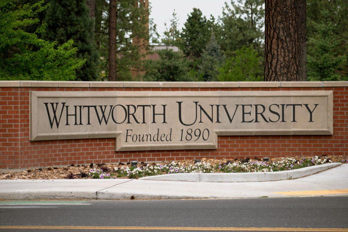 Entrance at Whitworth University, Thursday, May 16, 2024, in Spokane, Wash. | The Whitworthian/Madison Stoeckler
