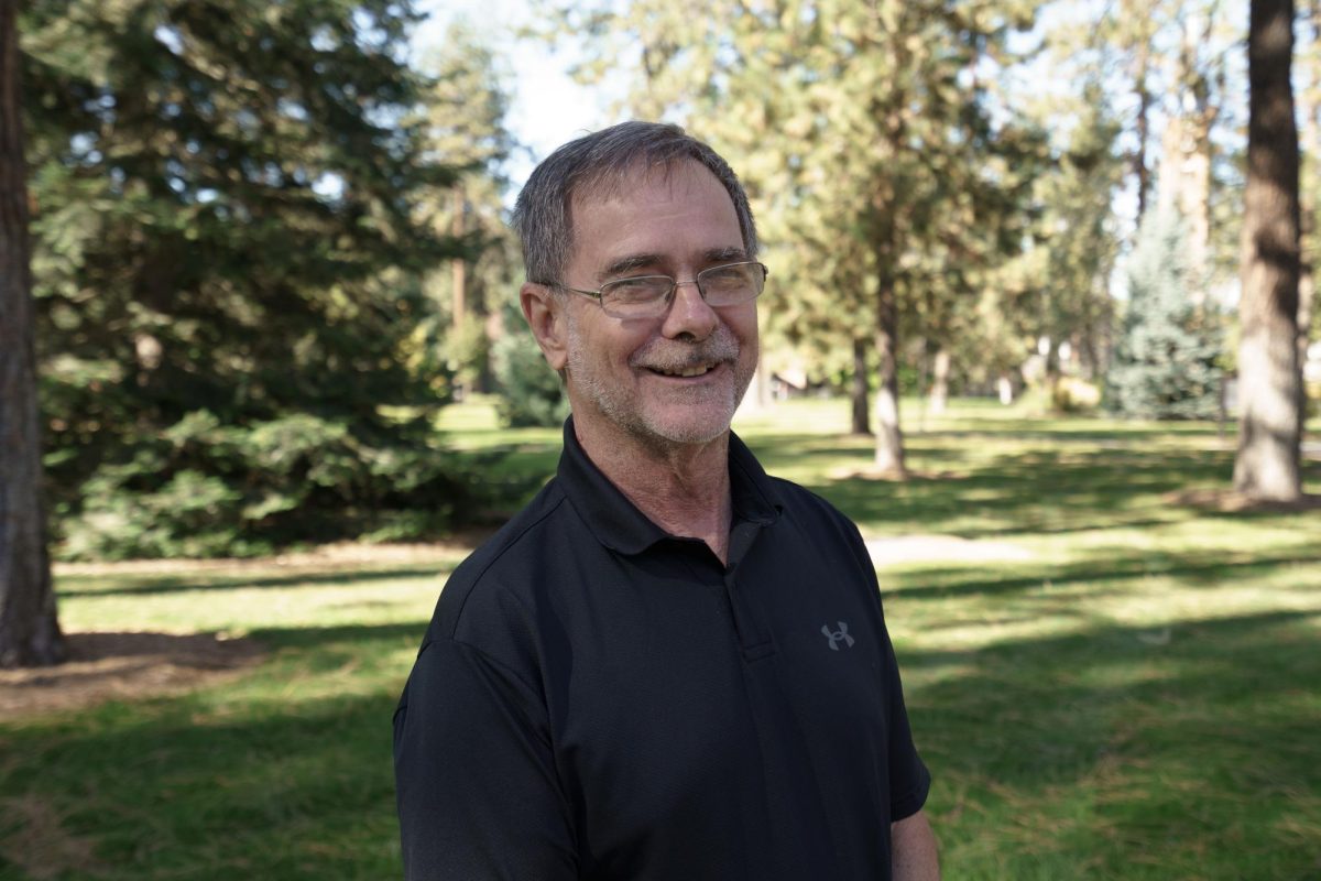 Dale Soden poses outside of the Hixon Union Building at Whitworth University, Thursday, Sept. 26, 2024, in Spokane, Wash. | The Whitworthian/Madison Stoeckler