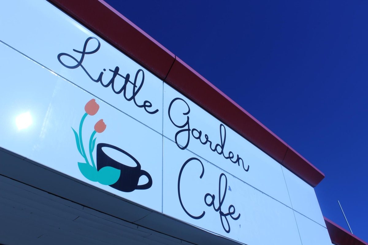 Little Garden Cafe front sign, Sept. 26th, 2024, in Spokane, Wash. | Alyssa Hammer/The Whitworthian